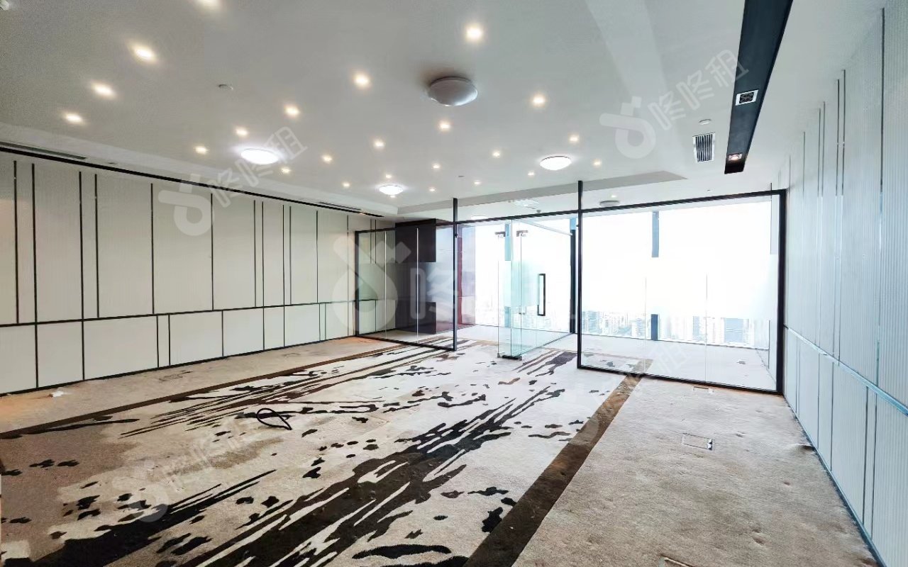 京基100大厦_1084平_豪装_办公室隔间