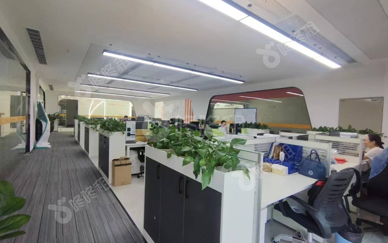 深圳湾科技生态园_680平_豪装_办公室开间