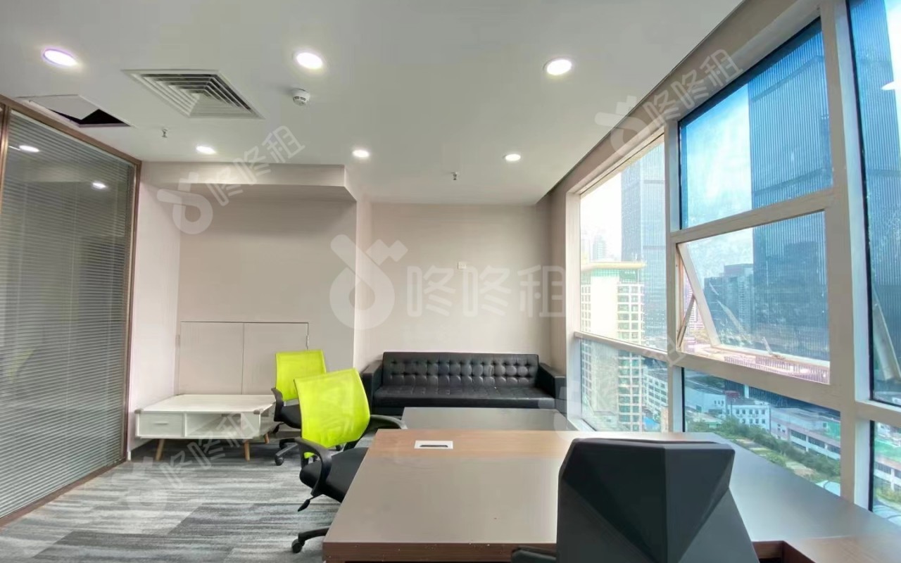 创新科技广场一期_750平_豪装_办公室隔间