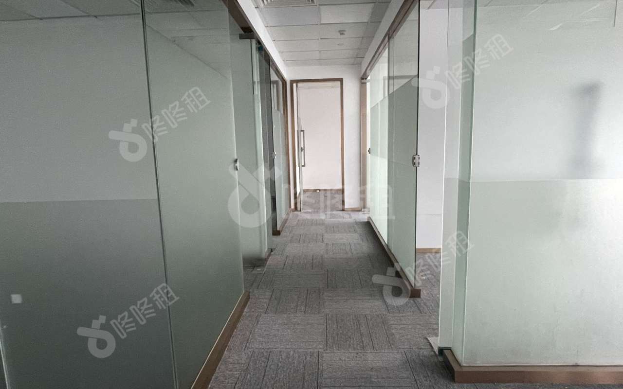 南园枫叶大厦_348平_精装_办公室隔间
