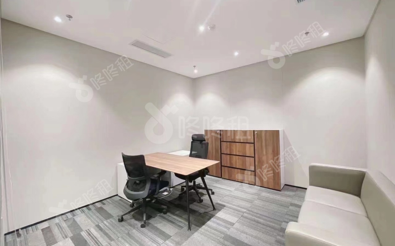 天珑移动大厦_298平_精装_办公室隔间