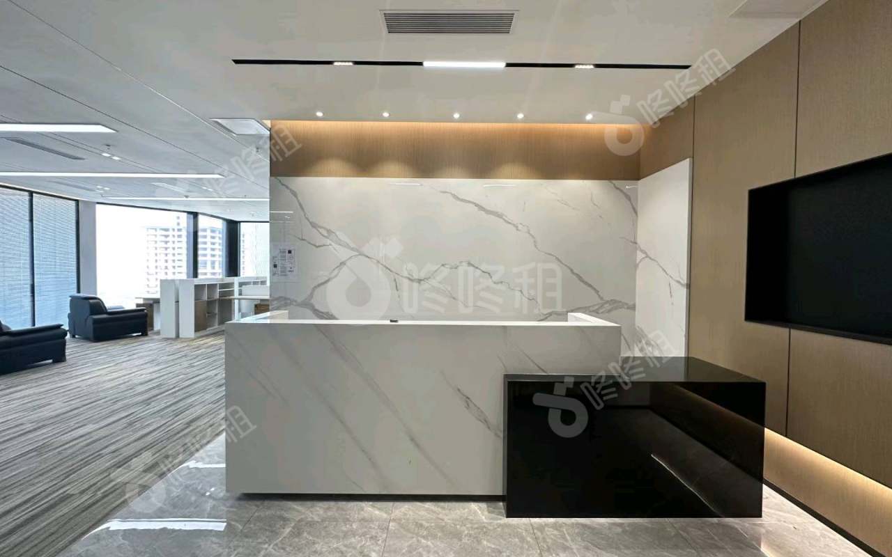 恒裕前海金融中心_220平_豪装_办公室开间