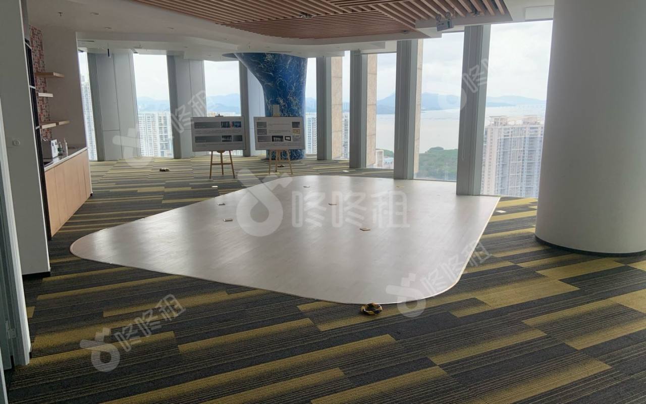 滨海云中心_530平_豪装_办公室开间