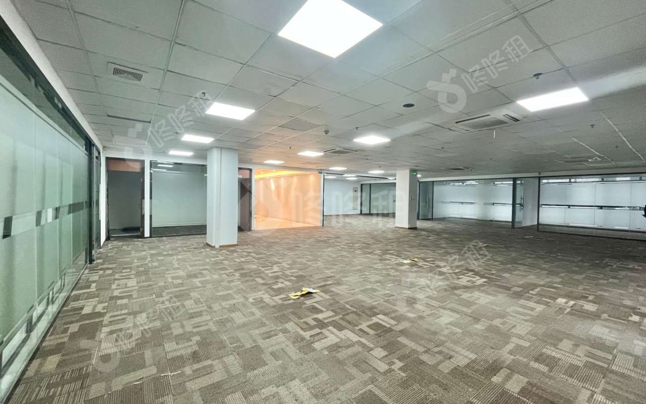 赋安科技大厦_939平_精装_办公室开间