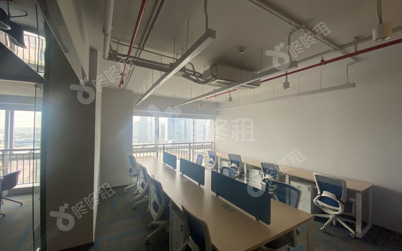佳兆业前海广场_173平_精装_办公室开间