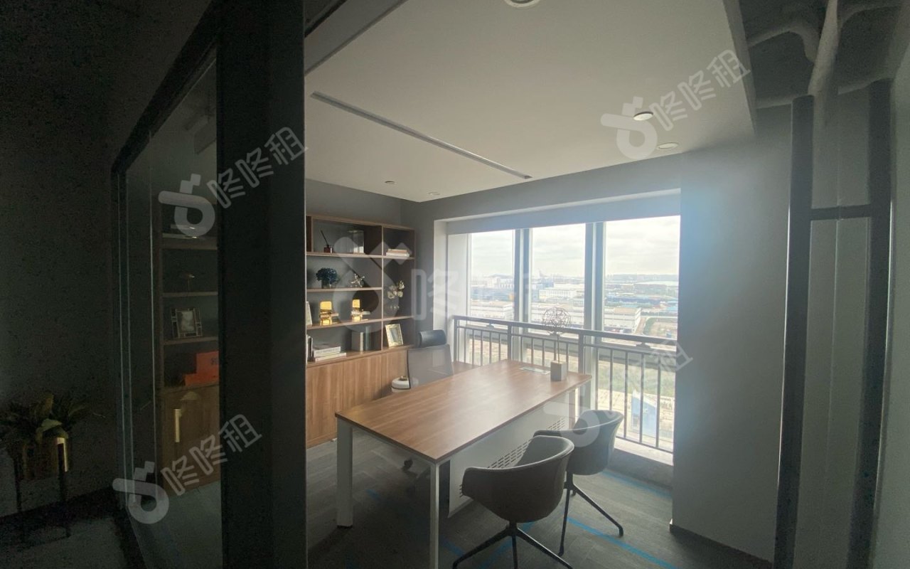 佳兆业前海广场_173平_精装_办公室隔间