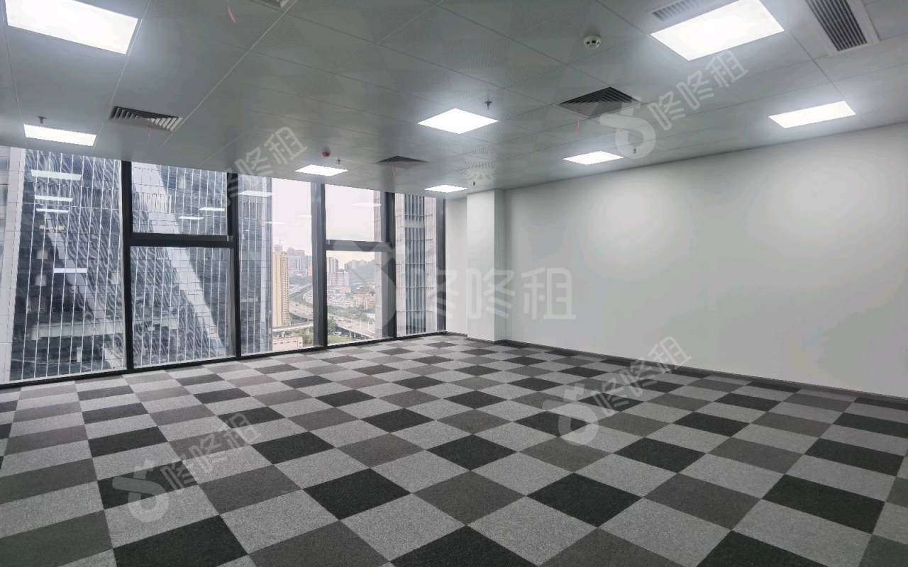 前海香缤国际金融中心_155平_精装_办公室开间