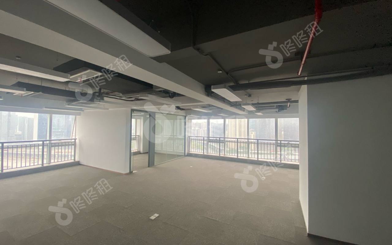 佳兆业前海广场_209平_精装_办公室开间