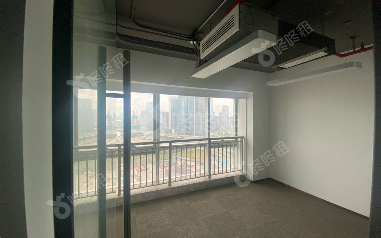 佳兆业前海广场_209平_精装_办公室隔间