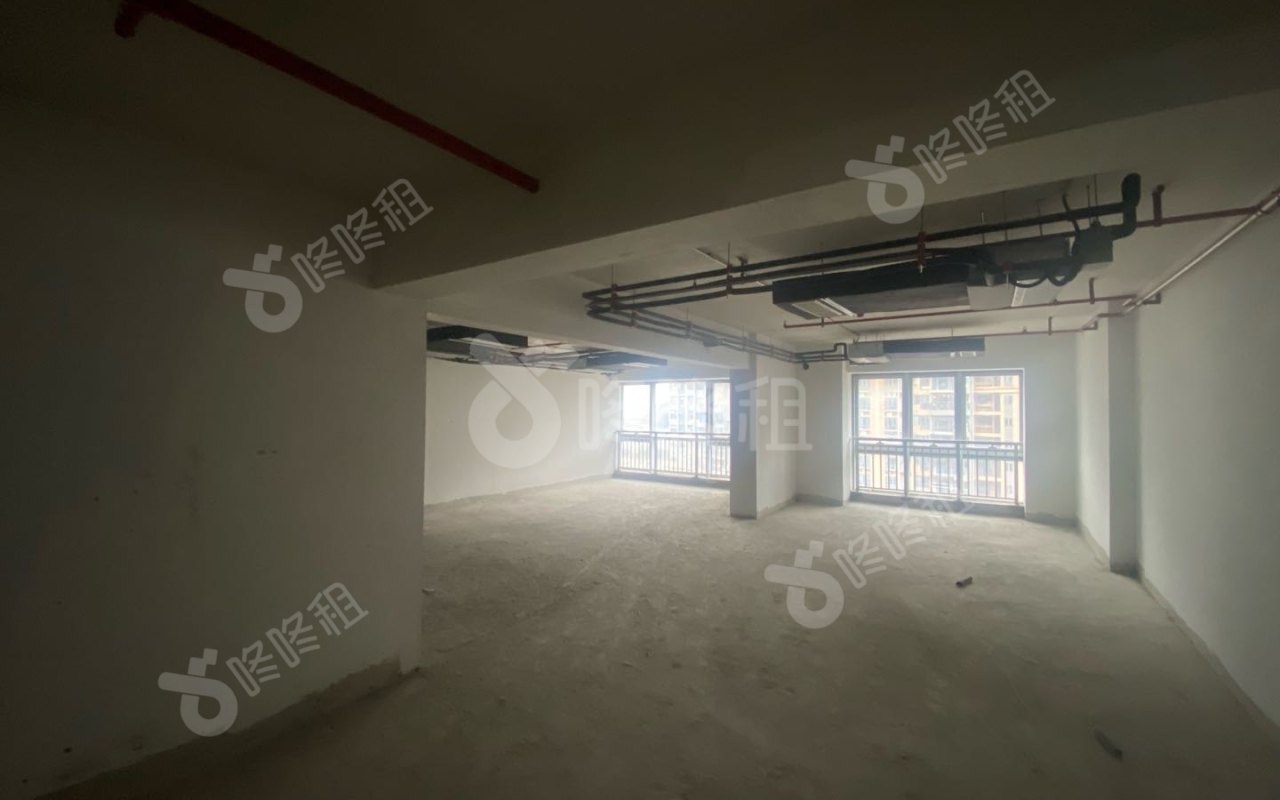 佳兆业前海广场_2174平_定制装修_办公室开间