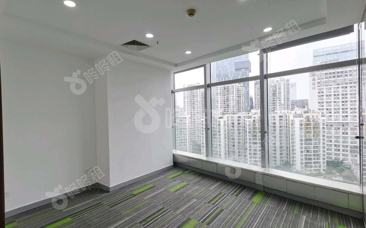 海岸城大厦_185平_豪装_办公室开间