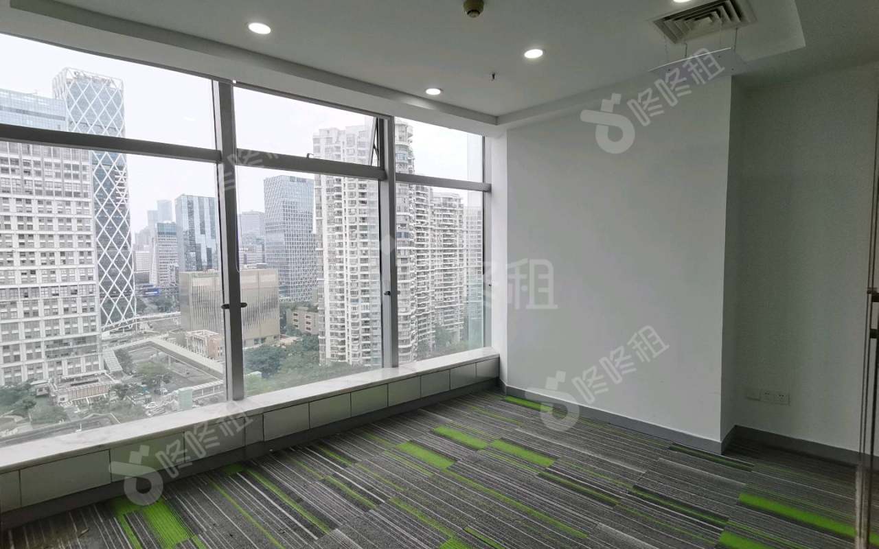 海岸城大厦_185平_豪装_办公室开间