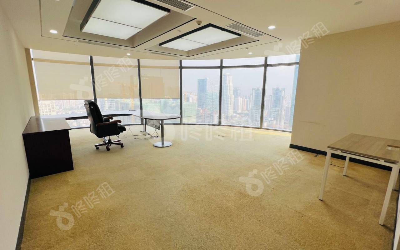 皇庭中心_1800平_毛坯_办公室隔间