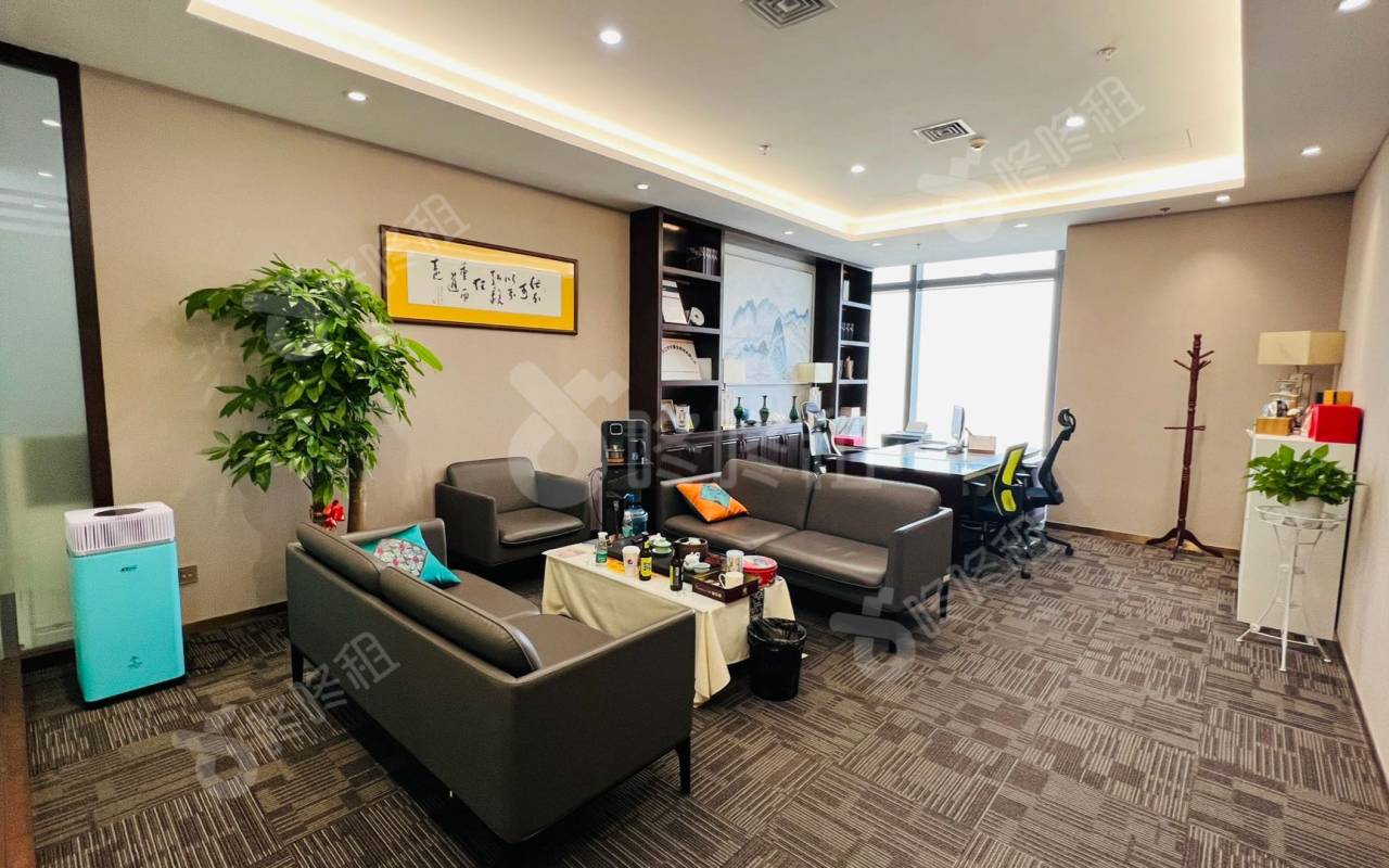 皇庭中心_1120平_豪装_办公室隔间