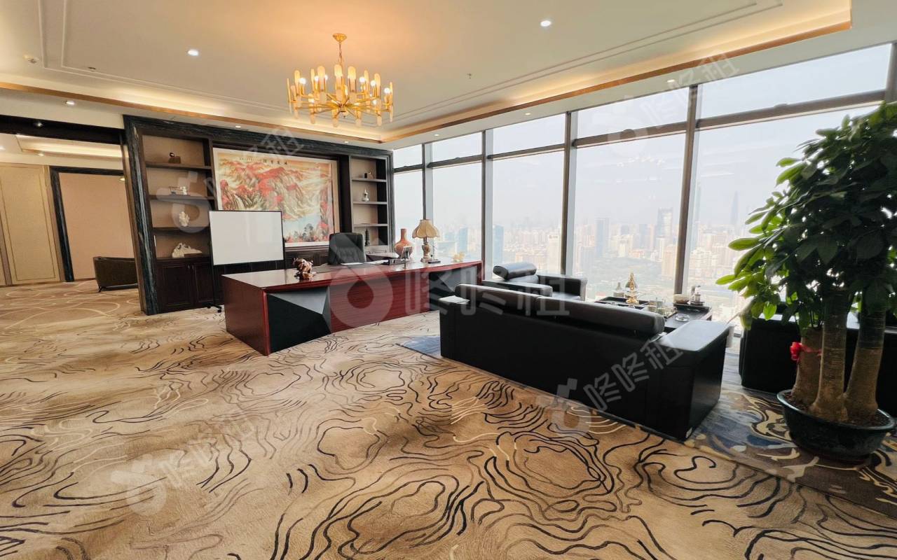 皇庭中心_1120平_豪装_办公室隔间
