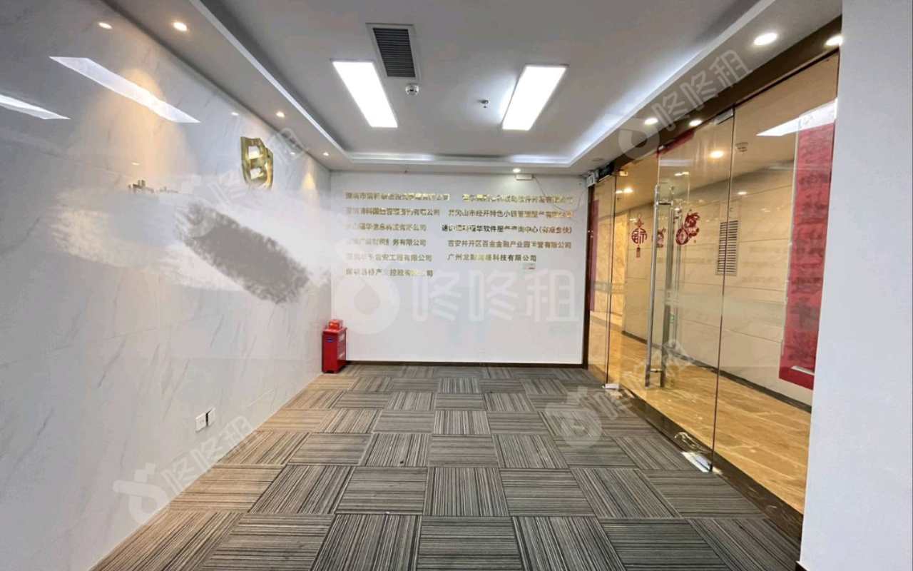 海王银河科技大厦_444平_精装_办公室开间