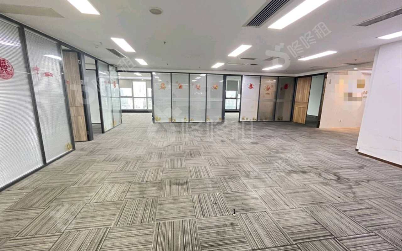 海王银河科技大厦_444平_精装_办公室开间