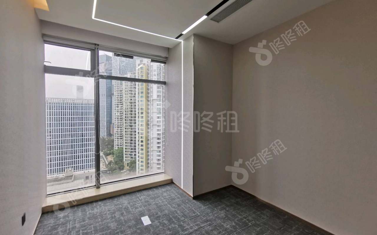 天利中央广场_302平_精装_办公室隔间