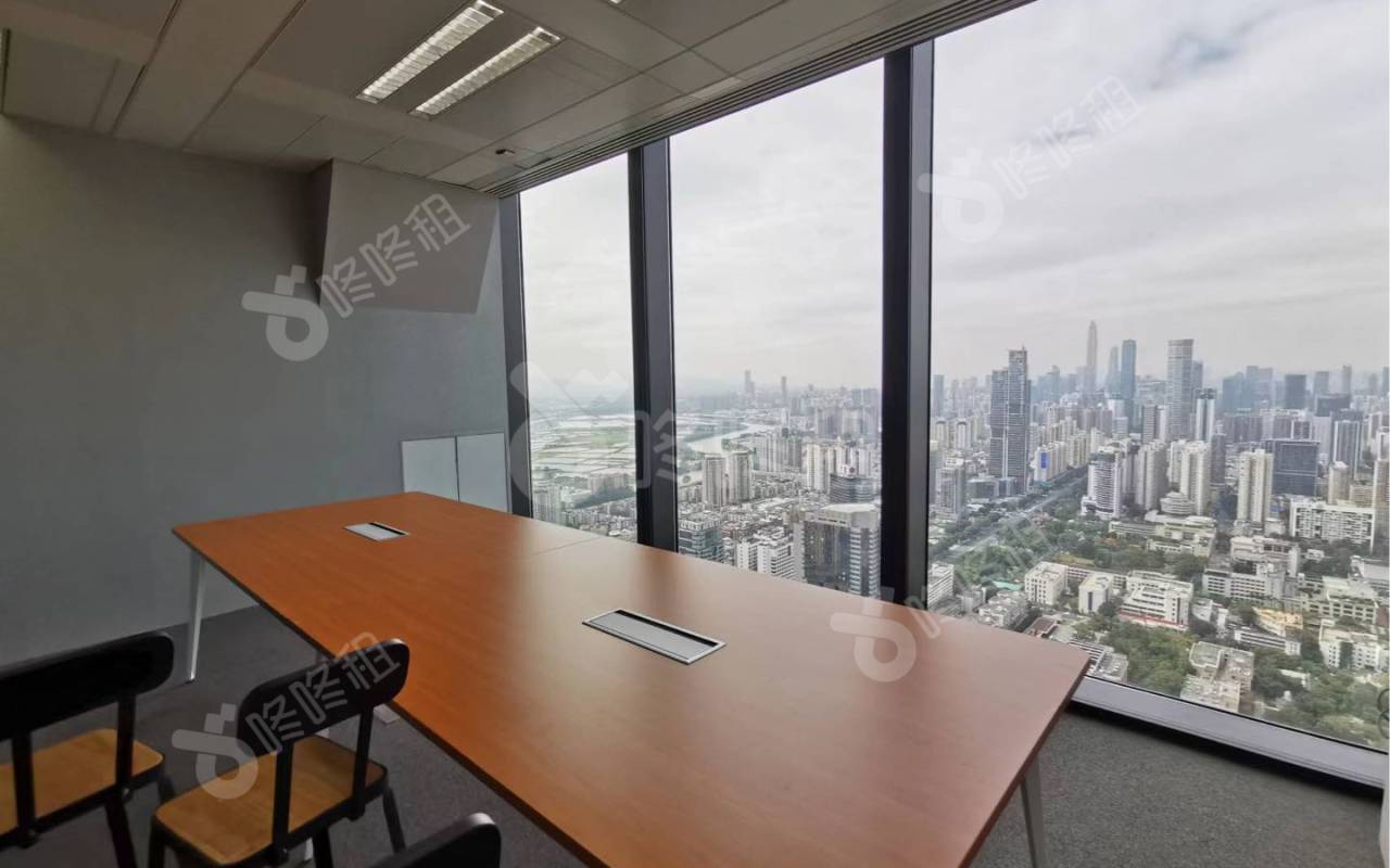 京基100大厦_307平_精装_办公室隔间