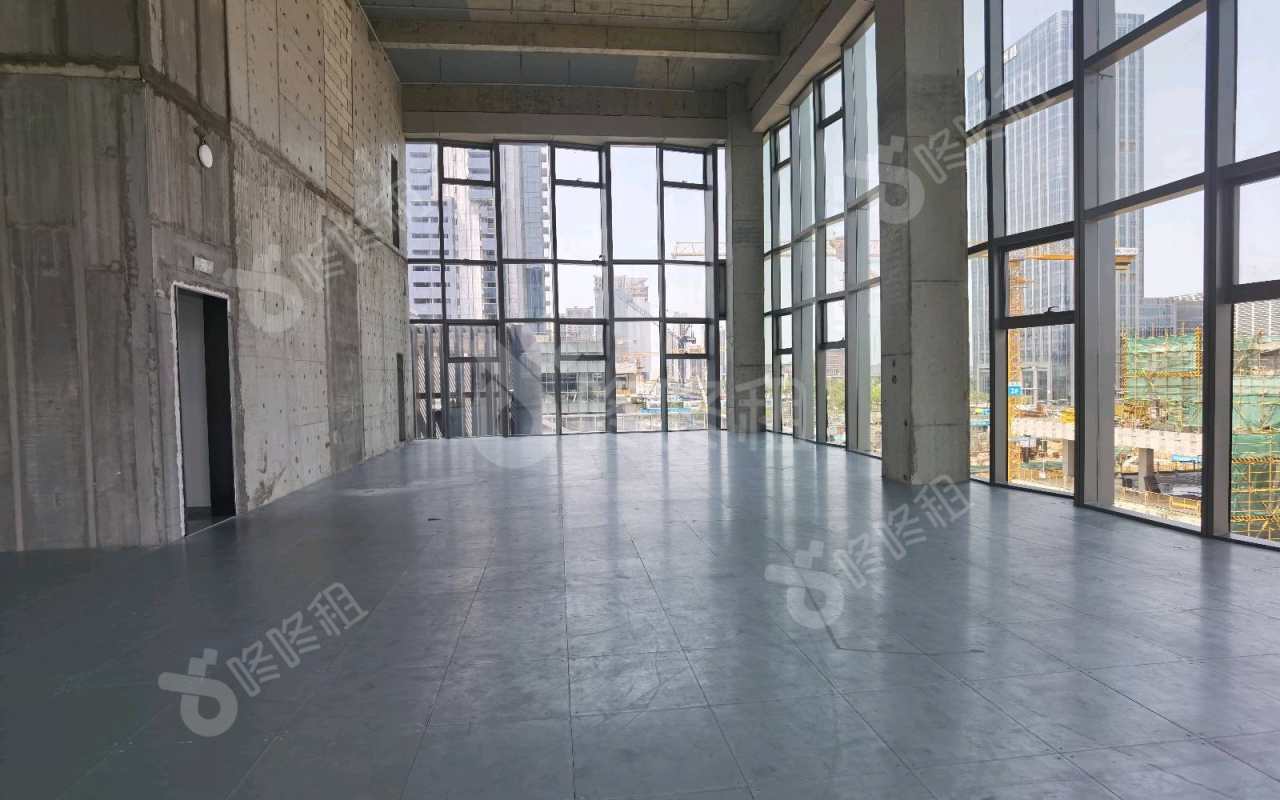 乔丹中心_715平_定制装修_办公室开间