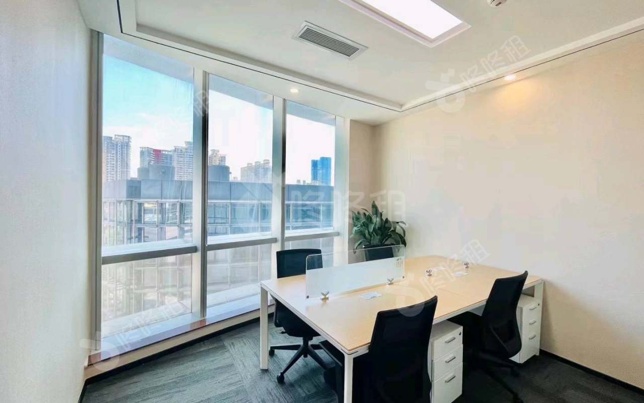 中洲控股中心_256平_精装_办公室开间