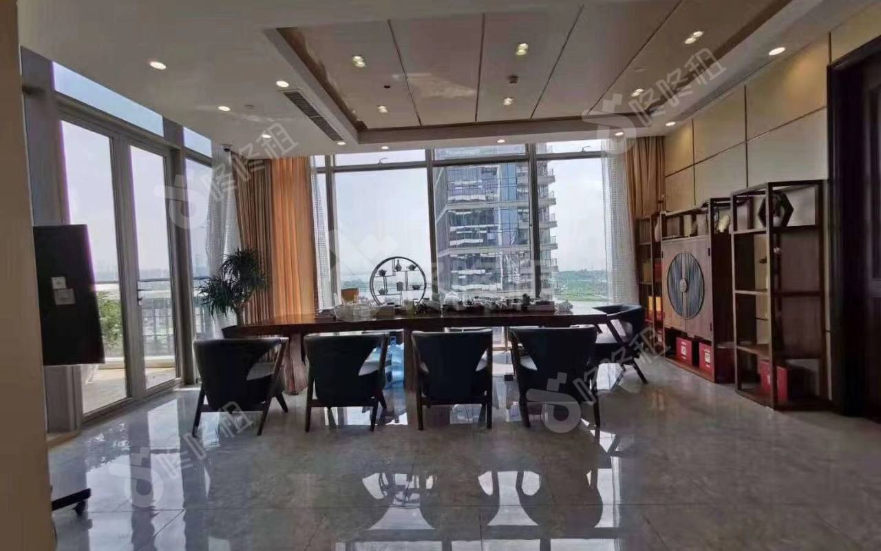 深圳湾一号_800平_精装_办公室开间