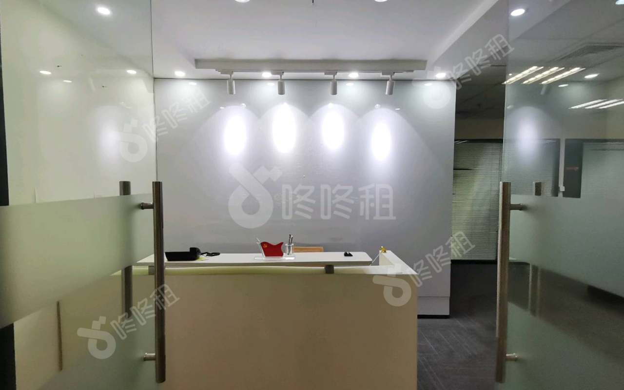 南园枫叶大厦_200平_精装_办公室开间