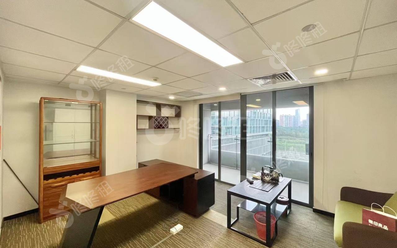 深圳湾科技生态园_450平_简装_办公室隔间