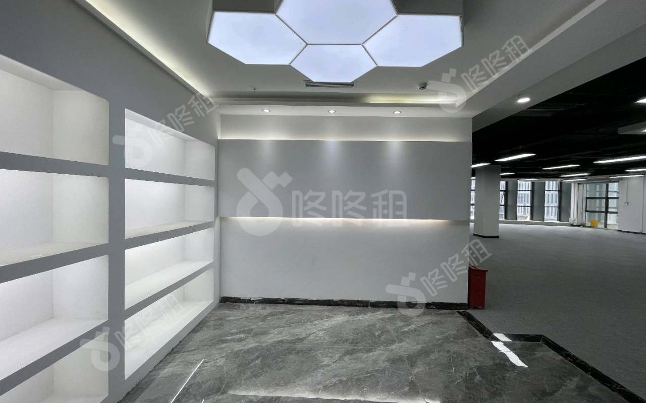 深圳市软件产业基地_488.8平_精装_办公室开间