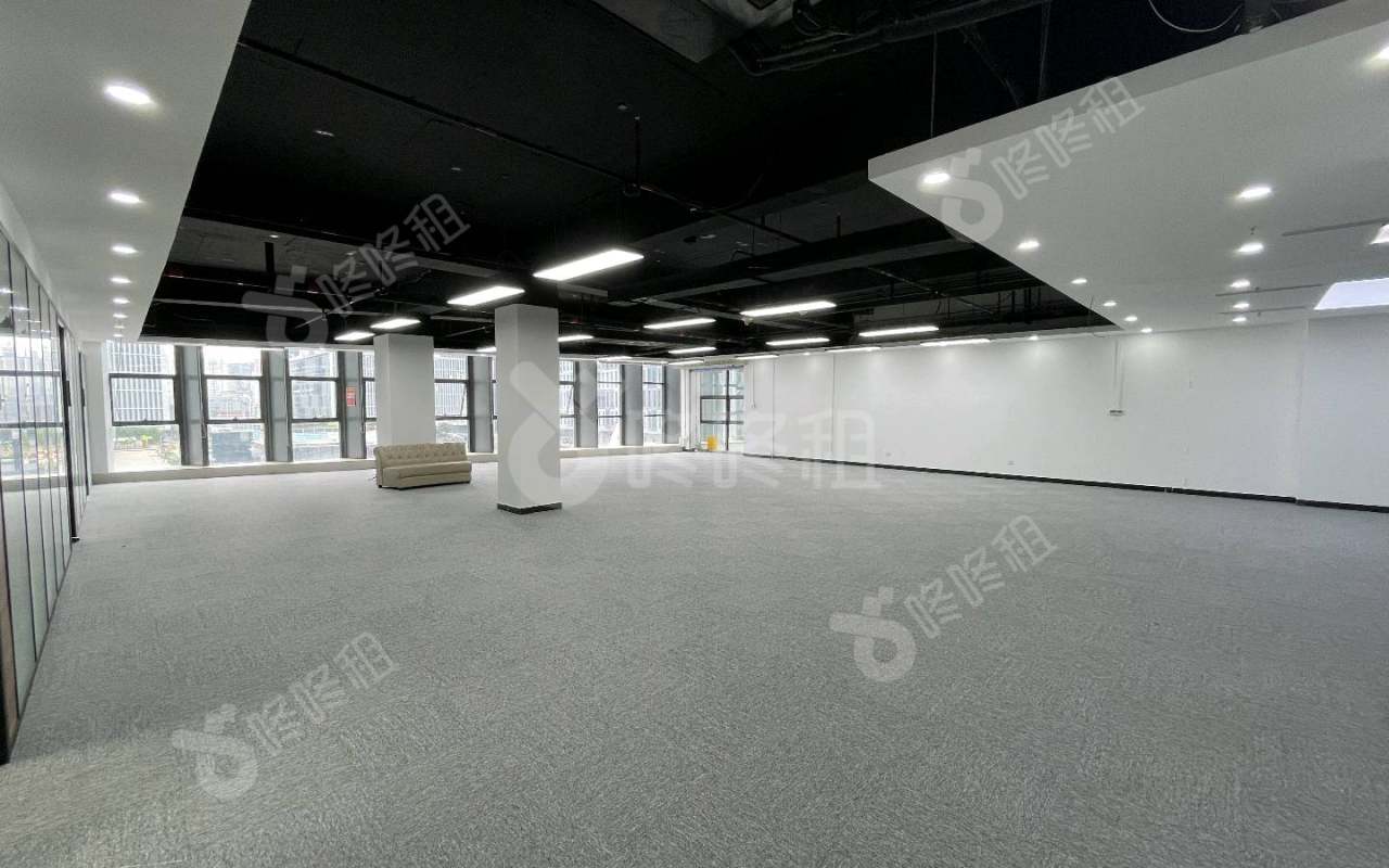 深圳市软件产业基地_488.8平_精装_办公室开间