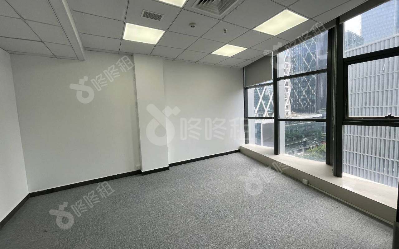 深圳市软件产业基地_488.8平_精装_办公室开间
