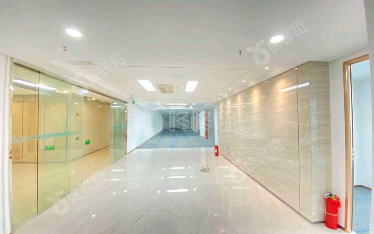 兆邦基金融大厦_500平_精装_办公室开间