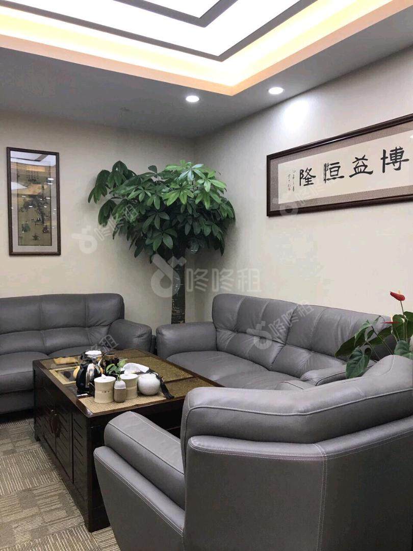 京基滨河时代_290平_精装_办公室隔间