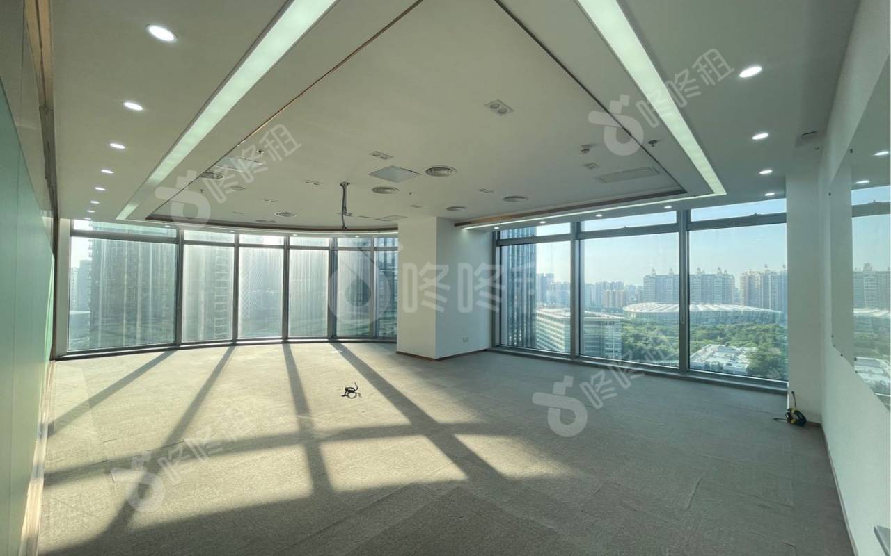 壹方中心_1555平_豪装_办公室隔间