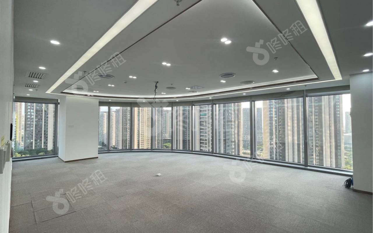 壹方中心_1555平_豪装_办公室隔间