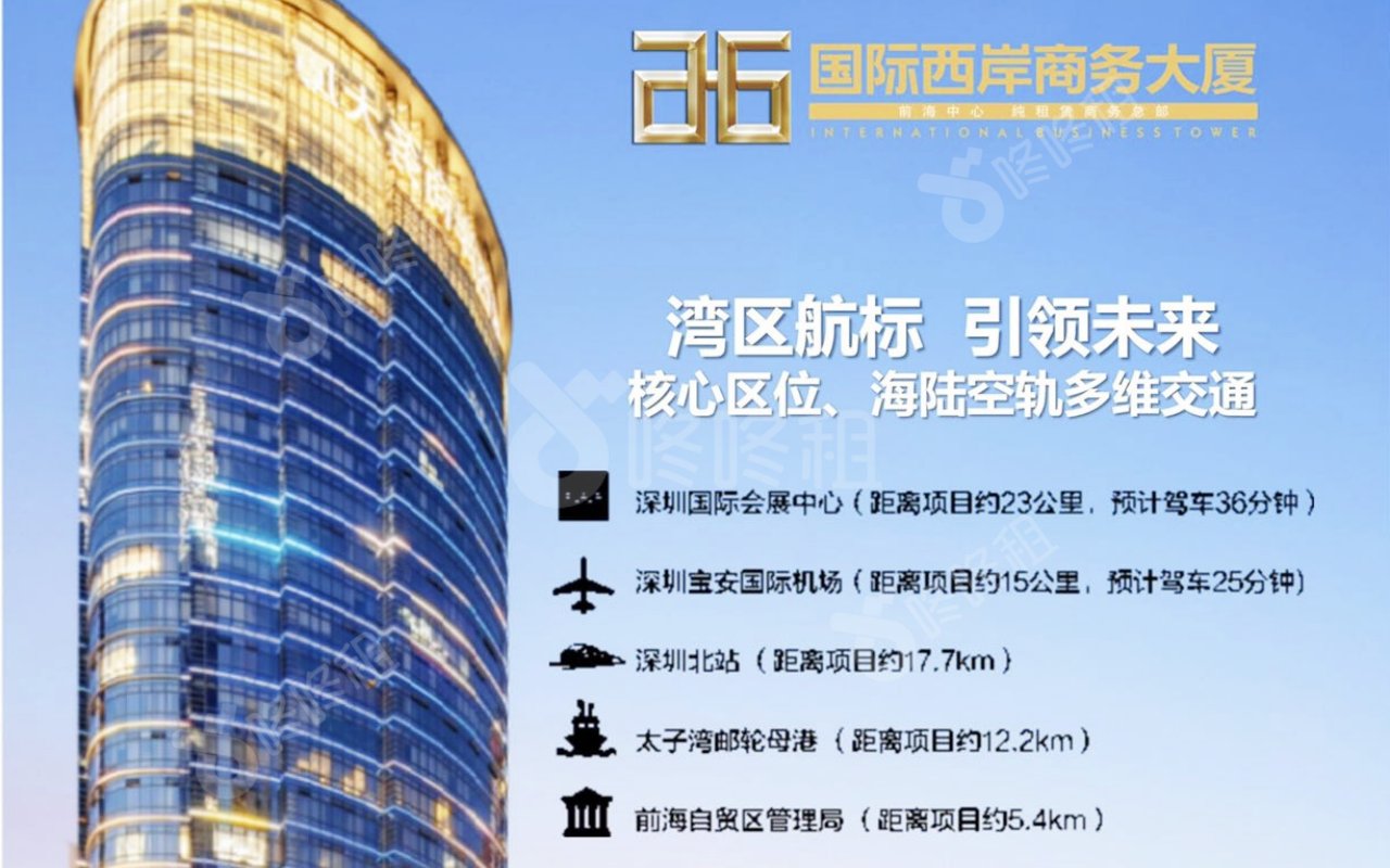 国际西岸商务大厦_楼盘外观图