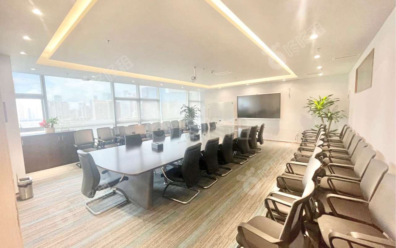 天明科技大厦_1474平_精装_办公室隔间