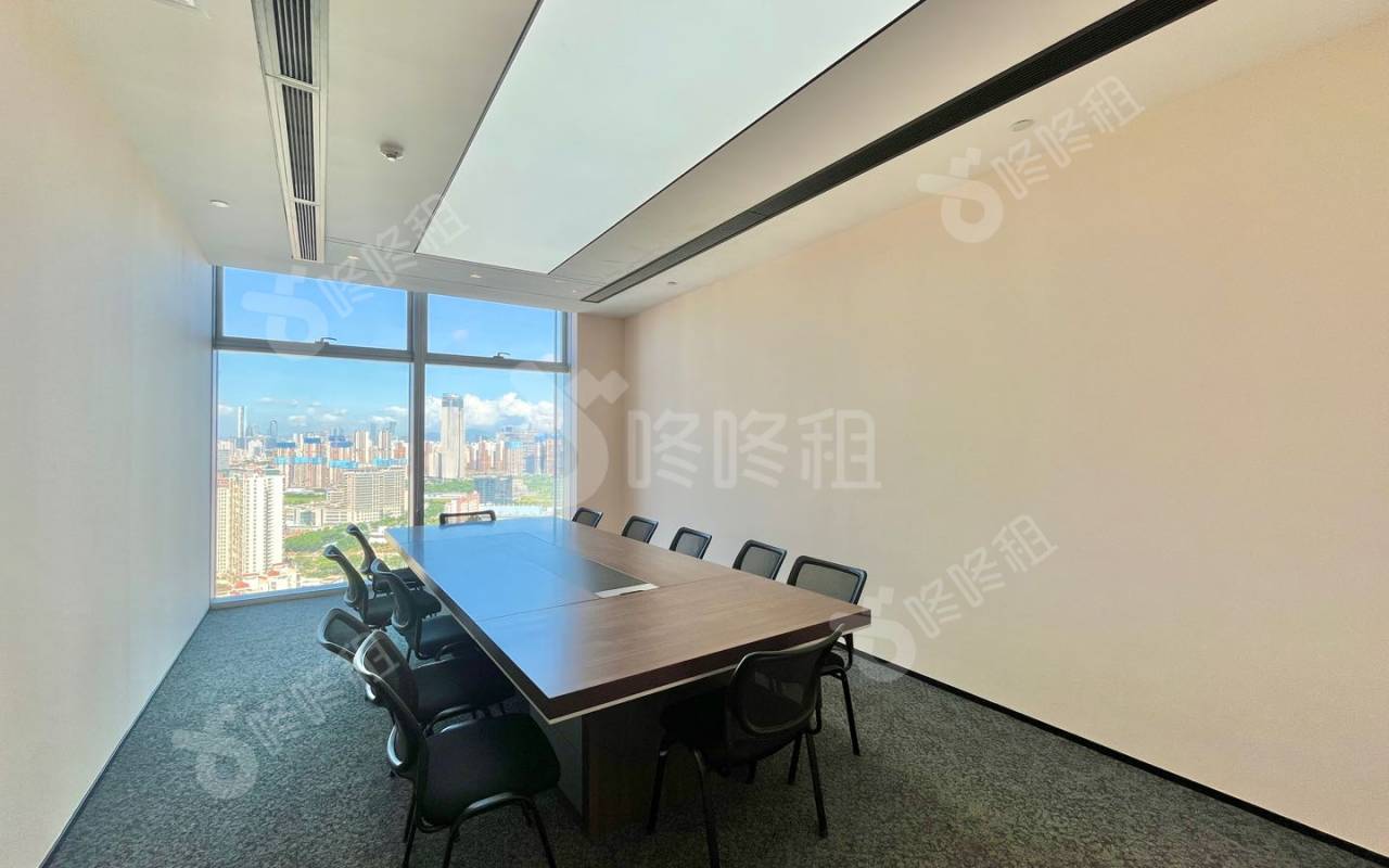 宝中卓越时代广场_598平_精装_办公室隔间