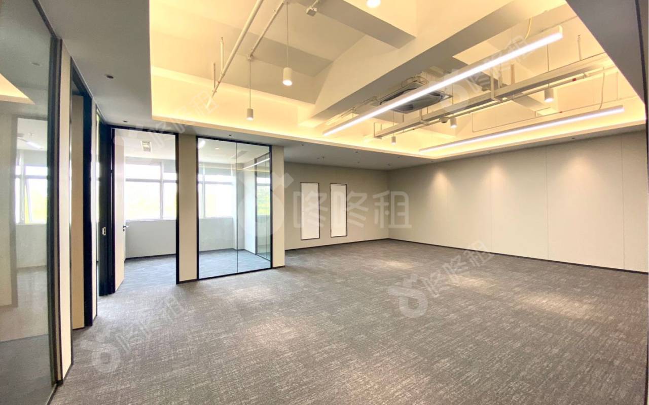 长园新材料港_190平_精装_办公室开间