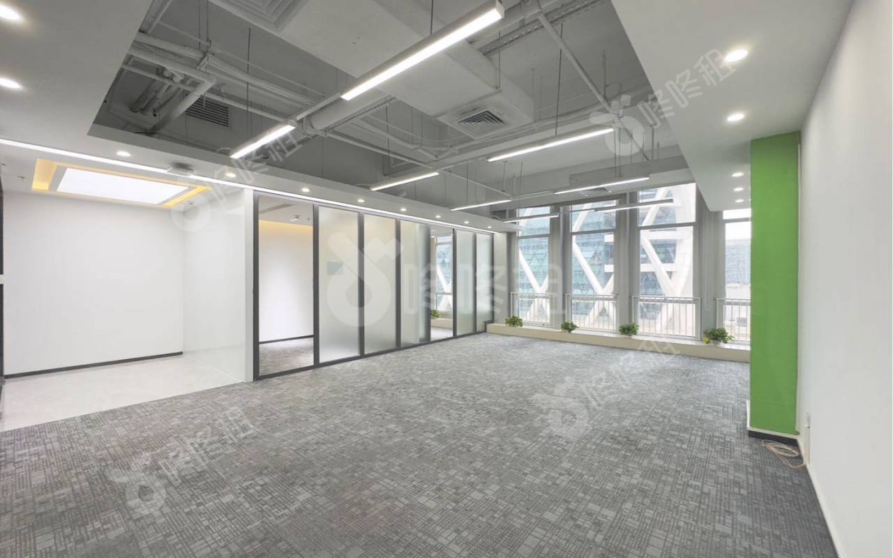 深圳市软件产业基地_192平_精装_办公室开间