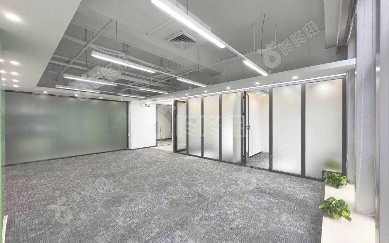 深圳市软件产业基地_192平_精装_办公室开间