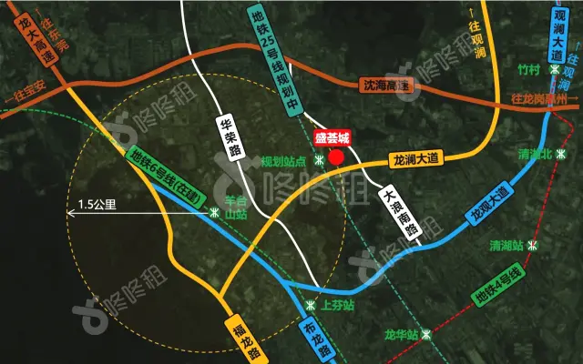 盛荟城·朗悦坊_出租/租金_楼盘外观图