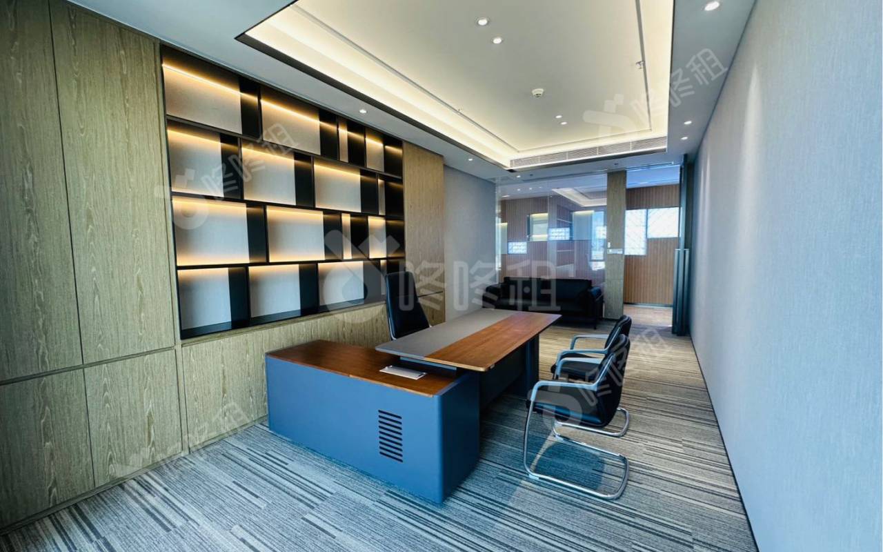 华润前海大厦_1195平_豪装_办公室隔间