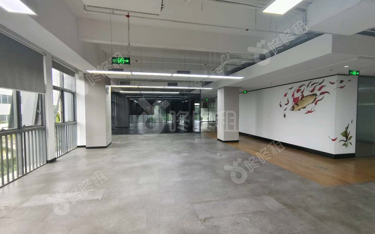 万海大厦_1874平_豪装_办公室开间