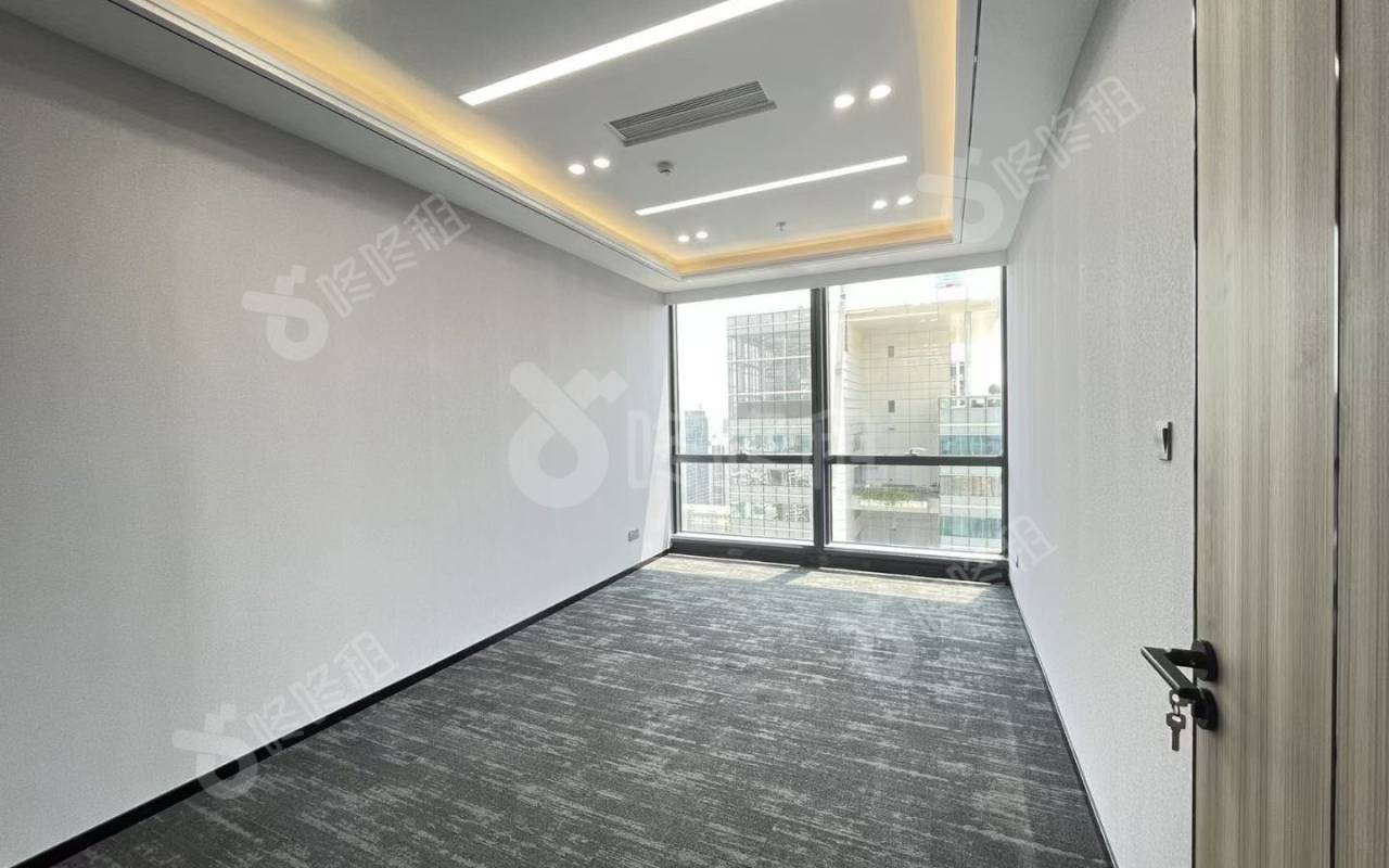 诺德金融中心_235平_精装_办公室隔间