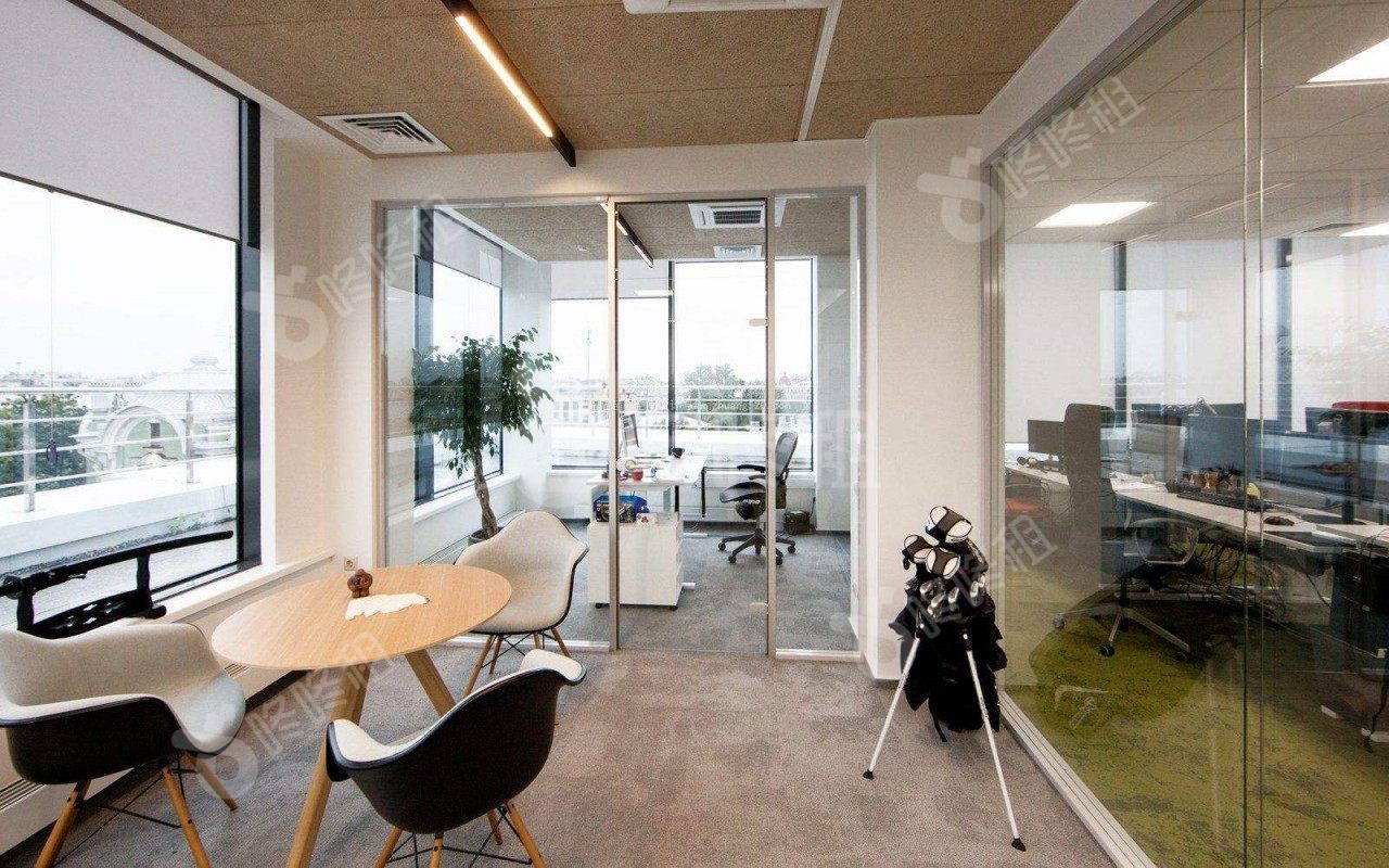 中南海缤大酒店_321平_精装_办公室隔间