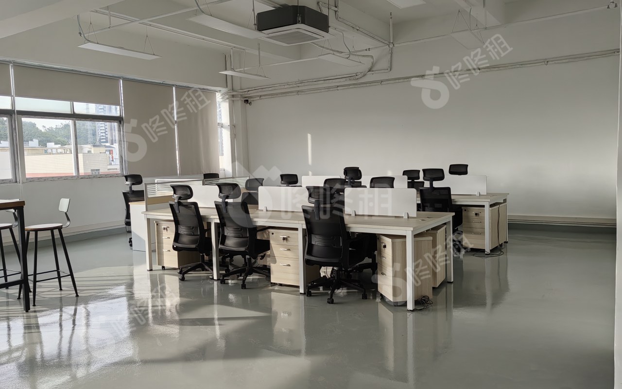 引进大厦_500平_精装_办公室开间