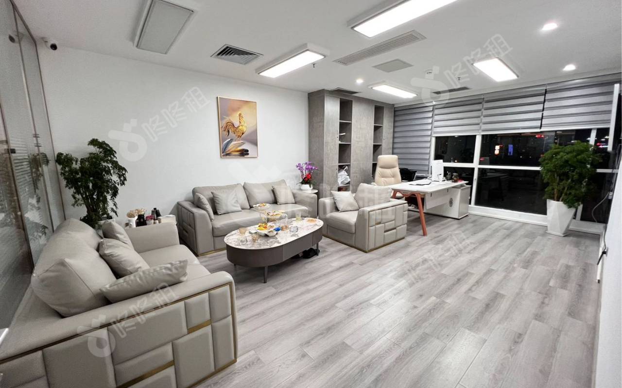 创新科技广场一期_696平_精装_办公室隔间