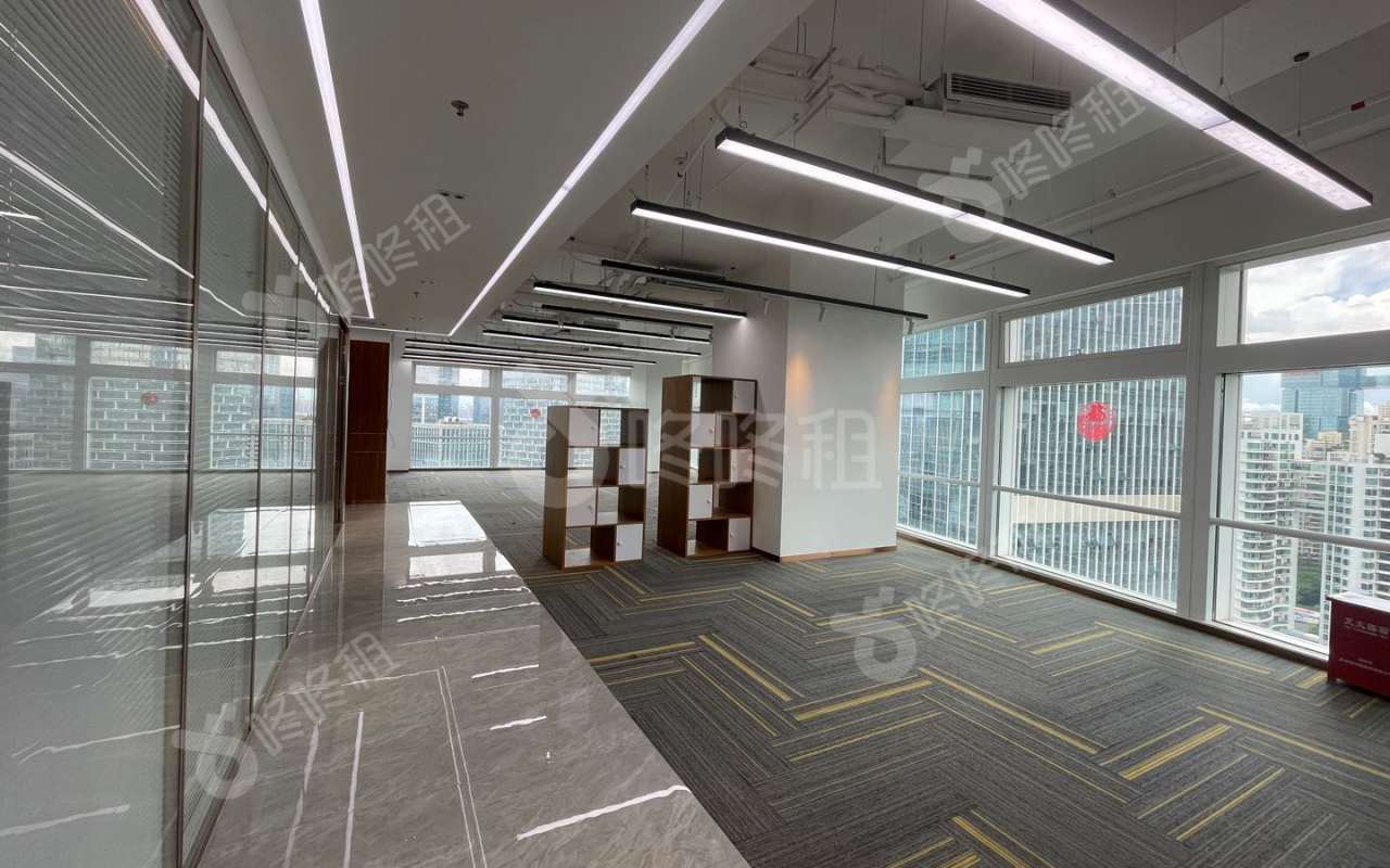 深圳百度国际大厦_772平_精装_办公室开间
