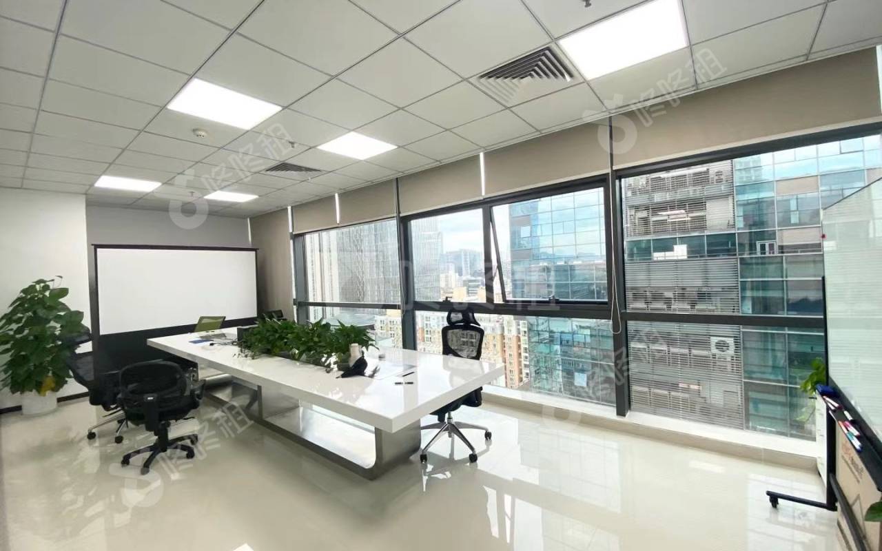 创新大厦_538平_精装_办公室隔间